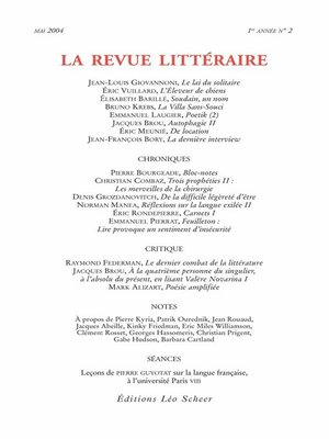 cover image of La Revue Littéraire N°2